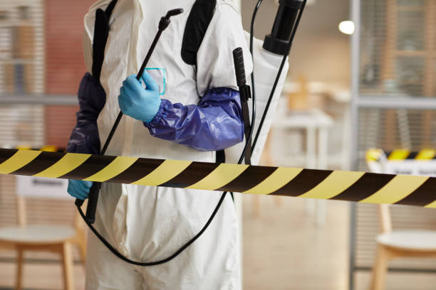 Professional Biohazard Cleanup technician working in Avalon, CA
